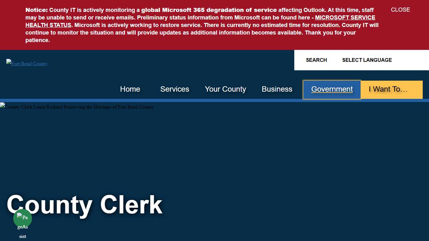 County Clerk Fort Bend County